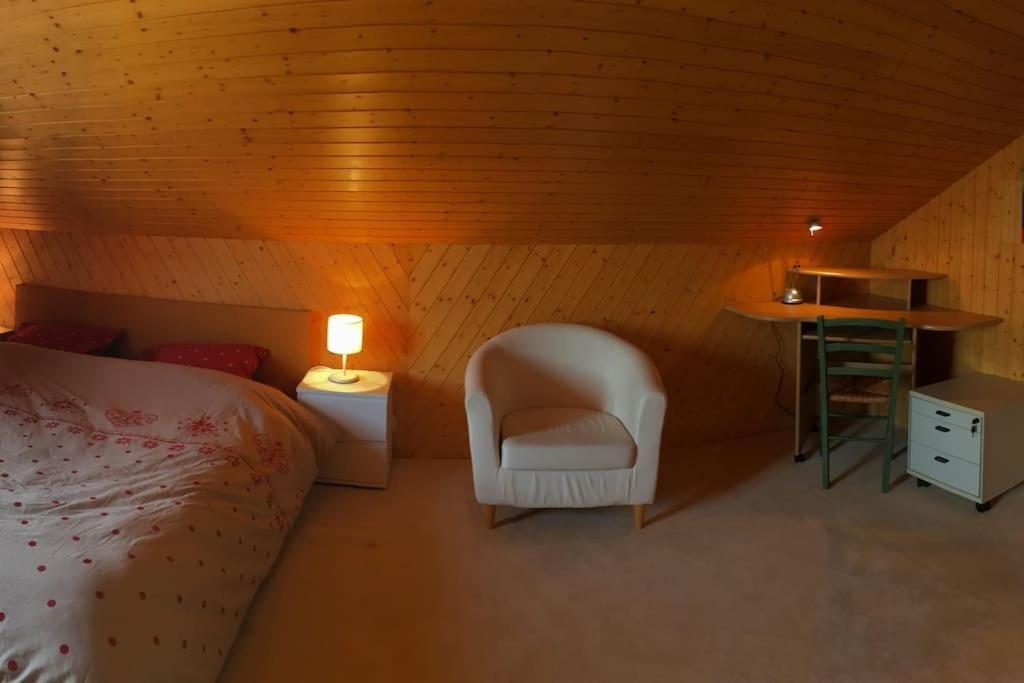 克莱恩 蒙塔纳Chalet Tyl, Vue Imprenable Sur Les Alpes Valaisannes公寓 客房 照片